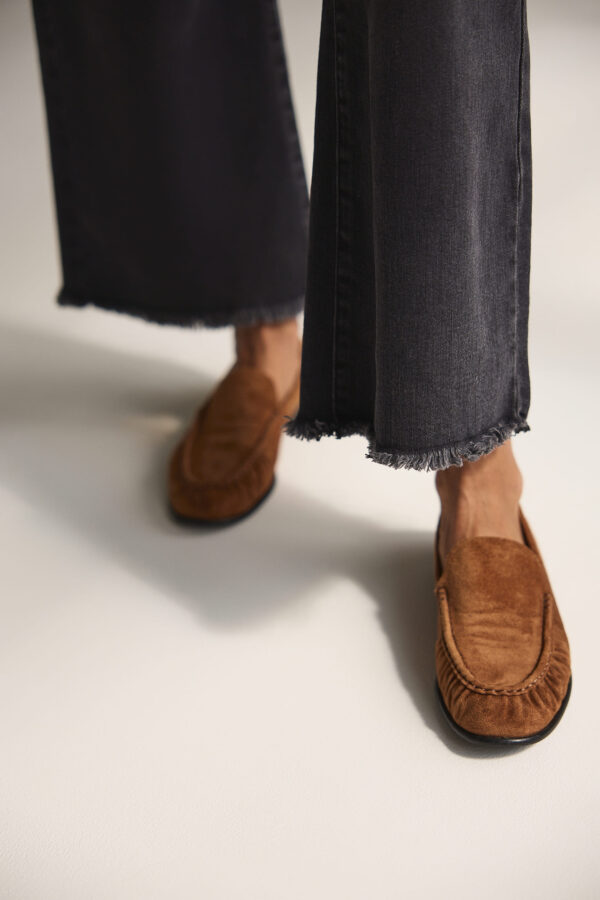 Джинсы ORO Wide leg черного цвета